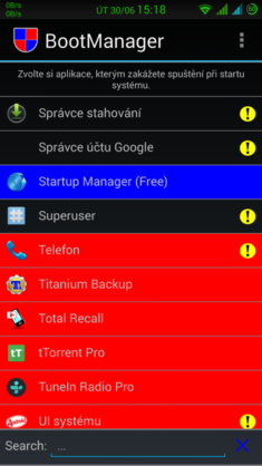 Obrázek: Boot manager nová apps